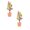 D 2PCS, variant on 1/2/3 Pieces Easter Rabbit Mini Planter, Rabbit Pot Easter Theme Indoor Party Ornament, Bunnies Decorations for Spring Home Decor