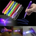 Invisible Ink Charm Lamp Pen UV Big Head UV Currency Detector Lamp Pen