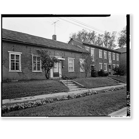 Historic Print, Central College, Temporary Quarters, 1107 West Washington Street, Pella, Marion County, IA, 16" x 20"