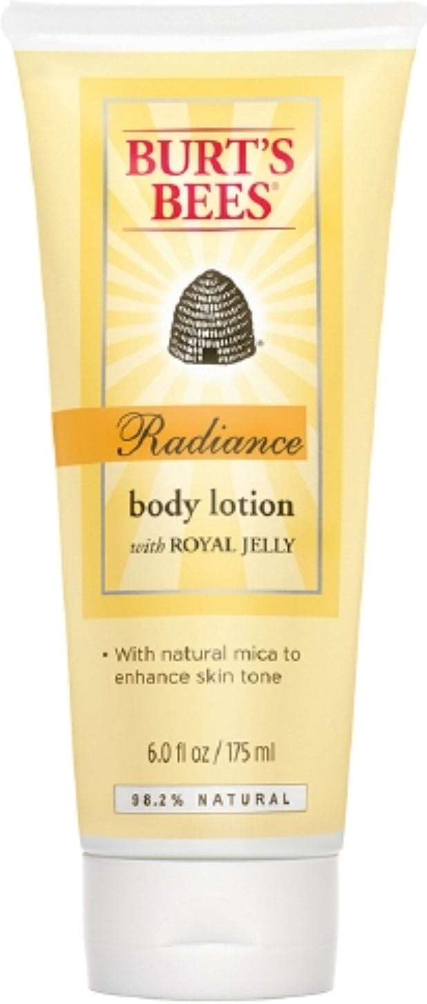 Burt's Bees Radiance Body Lotion with Royal Jelly 6 oz (Pack of 4