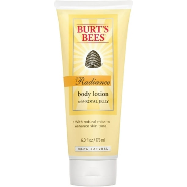 Burt's Bees Radiance Body Lotion with Royal Jelly 6 oz (Pack of 4