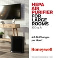 thumbnail image 4 of Honeywell True HEPA Allergen Remover HPA200, Black, 4 of 13