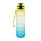 thumbnail image 1 of Botella de agua Tritan de 1L, reutilizable, para fitness, fácil de transportar con cordón. Amarillo azul, 1 of 7
