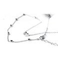 thumbnail image 5 of Collar en capas Collar con colgante de barra delicada Corazón dorado Cadena doble Mujer, Tamaño libre plata Sincero Electrónica, 5 of 5