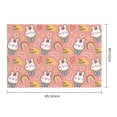 thumbnail image 3 of Picia Rabbit So Cute Printed Flag ,Rabbit So Cute Pattern Garden Flag Vertical Double,Yard Lawn Outdoor Decor 48x72", 3 of 9