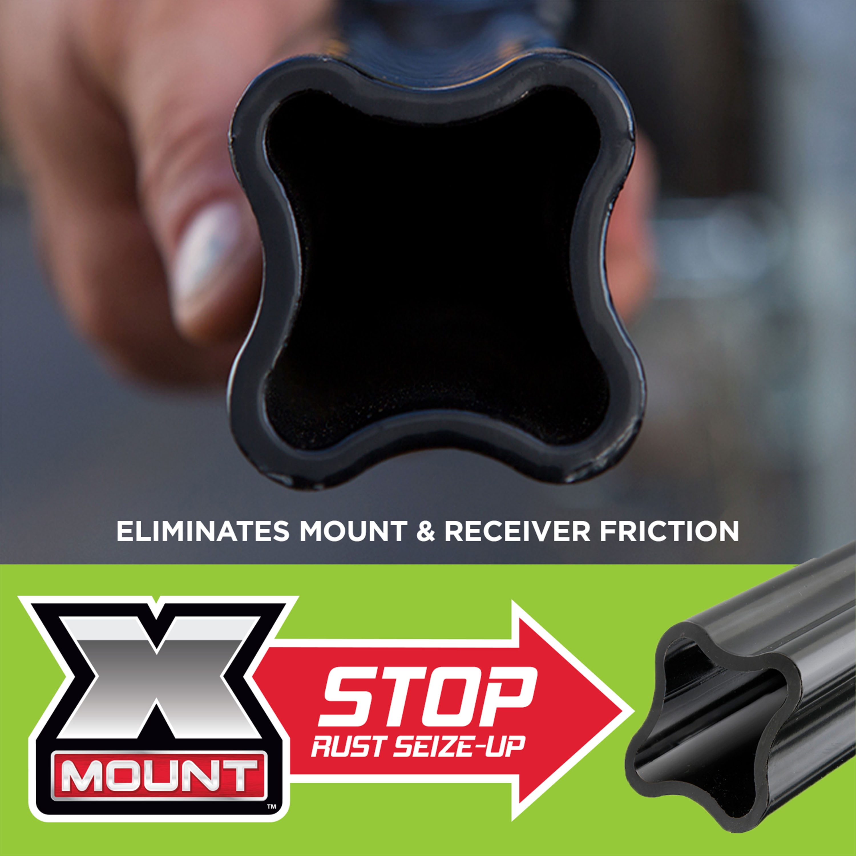 TowSmart 7284 Class V X-Mount Ball Mount, 3 in Drop, 1 1/2 in Rise