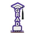 thumbnail image 2 of 2026 Graduation Party Decoration, Wooden GRAD Letters Tabletop Sign Graduation Decor, Class of 2026 Table Centerpieces Grad Congratulate Table Toppers, for High School College, 4*9 inch, 2 of 9