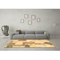 thumbnail image 3 of Ahgly Company Indoor Rectangle Patchwork Brown Transitional Area Rugs, 6' x 9', 3 of 4