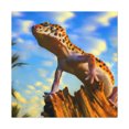 thumbnail image 1 of Leopard Gecko Reflection - Canvas, 1 of 10