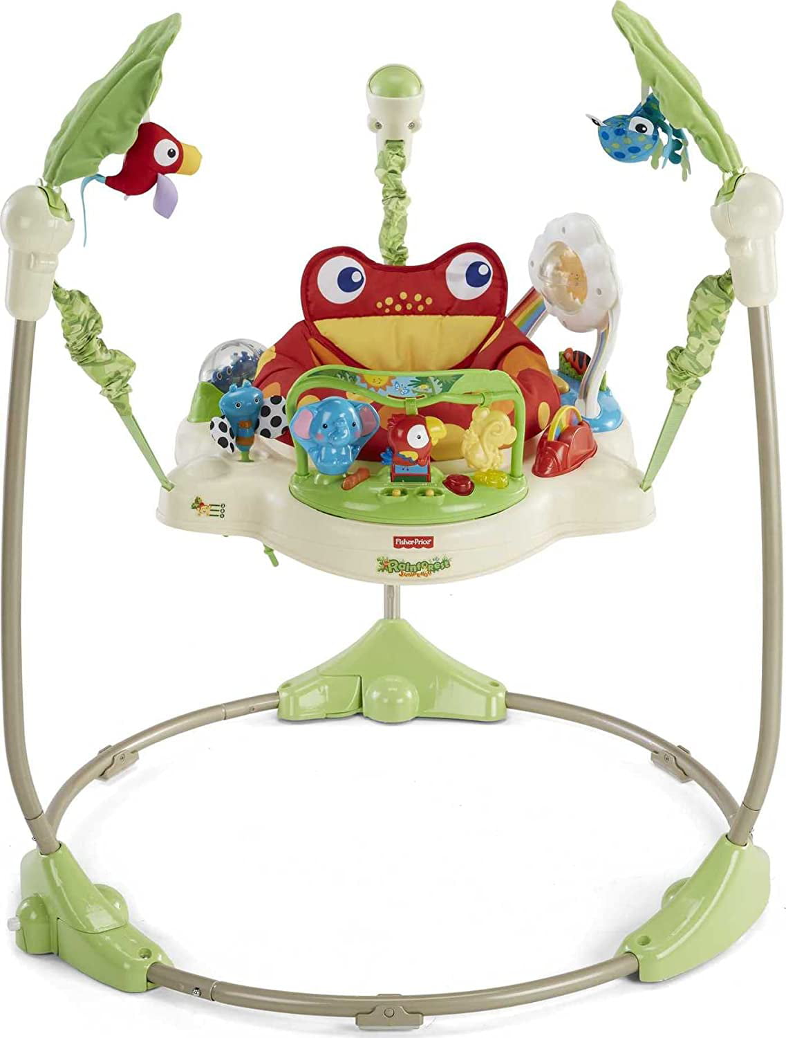 Fisher Price Baby Rainforest Jumperoo Activity Center Playset Music & Lights 