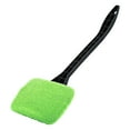 thumbnail image 3 of Car Windshield Cleaner Car Windshield Cleaner Dual Head Brush Microfiber Interior Wipe Tool 15.7" Handle Multi Surface Glass Scraper Defogger Vehicle Care Interior Glass Wipe, 3 of 3