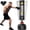 Black-Old Version, variant on UPGO Freestanding Punching Bag with Boxing Gloves Heavy Boxing Bag with Suction Cup Base - Men Stand Kickboxing Bag