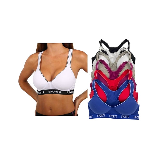 Paquete con 6 Brasier Deportivo De Algodón Tatys Fashion