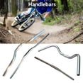 thumbnail image 2 of UDIYO Handlebar Riser Anti-oxidation Ultralight Aluminum Alloy 22.2x580mm Swallow-shaped Handlebar for Cycling, 2 of 7