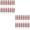 thumbnail image 3 of 40 pcs Artificial Red Berry Faux Holly Berries Fake Burgundy Berry Pick, 3 of 5