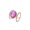 Purple, variant on Womens Geometric Ring with Natural Moonstone Gem Stone Mosaic Alloy Metal Electroplated Irregular Design European American Fashion Ring Jewelry Gift