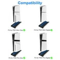 thumbnail image 2 of TSV Cooling Fan Station Fit for PS5 Pro/Slim Disc & Digital Editions with 3-Speed Silent Fan, USB Charging Ports, RGB Light, 2 of 8