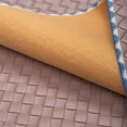thumbnail image 4 of Fennco Styles Modern Basket Weave Placemats 13"W x 18"L, Set of 4 - Pink Woven Table Mats Heat Resistant Insulation Anti-Slip for Home, Boho Décor, Dining Table, Banquets and Special Events, 4 of 8