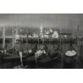 thumbnail image 2 of Yermoshkin, Leonid 14x11 Black Ornate Wood Framed with Double Matting Museum Art Print Titled - Rainy Night in Venice, 2 of 4