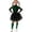 Black, variant on Girls Tulle Skirt Layers Navy Tutu Elastic Waist Kids Ballet Tutu Summer Princess Party Dress 3-14 Years