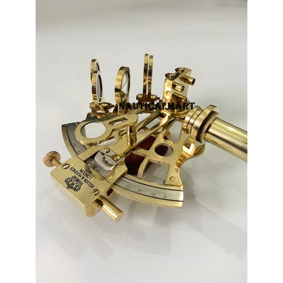 Nautical Bateau en Laiton Fait Main 5 Pouces Sextant Finition Polie Astrolabe Vintage Collection Sextant Cadeau Sextant