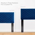 thumbnail image 5 of Platform Bed Frame, Tufted, Blue Navy, Velvet, Bedroom, Modern Contemporary Boutique HB35170, 5 of 10