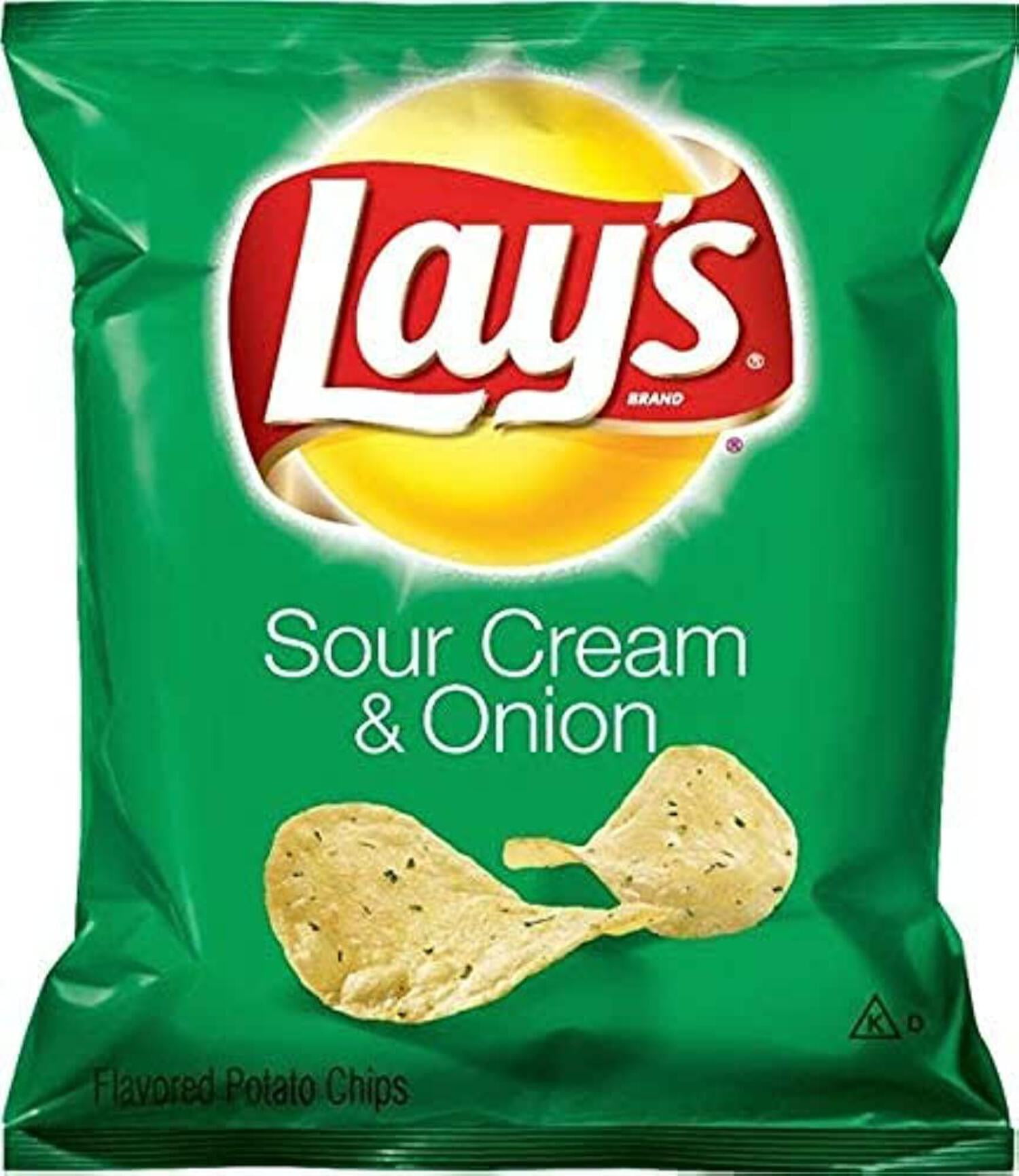 LAY'S SOUR CREAM  ONION (50 BAGS)