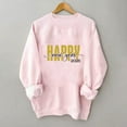 thumbnail image 2 of xixinqiwan Happy New Year 2025 Sweatshirt for Women,Women's Crew Neck Hoodless Sweatshirts Loose Long Sleeve Tops Christmas Holiday Pullover Shirts, 2 of 5