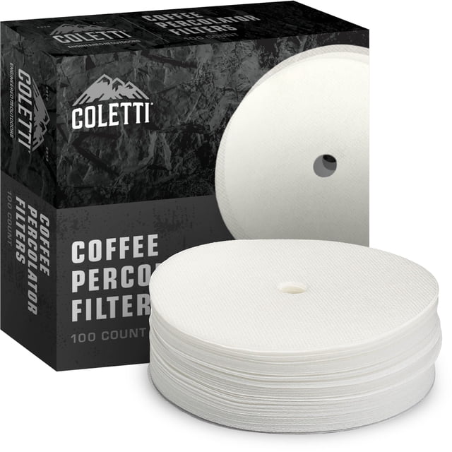 COLETTI Percolator Coffee Filters â?? Disc Coffee Filters For Percolators â?? For Bozem