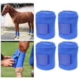 thumbnail image 4 of 4Pcs Cheval Jambe Enveloppes Molleton Doux Protection des Jambes Enveloppes Accessoires Équestres, 4 of 8