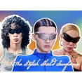 thumbnail image 3 of Gafas de Sol FEISEDY Futuristas Alienígenas Y2K Envolventes B4135, 3 of 6