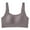 Gray A, variant on WRKEKC Wireless Bras for Women, Women's Solid Color Back Buckle Thin Style Ventilate Bra without Steel Rim
