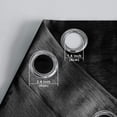 thumbnail image 5 of Black Sheer Drapes 84 Inches Long for Living Room Kit of 2 Panel Pair Ring Grommet Window Drape Panel Pair for Bedroom 52x84 Inch Length, 5 of 7