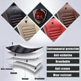 thumbnail image 4 of Luxury Breathable Car Seat Covers, Universal 5D PU Leather Front Seat Protectors Compatible with Airbag Protector for Most Cars SUVs Trucks（Black Red,1PC）, 4 of 7