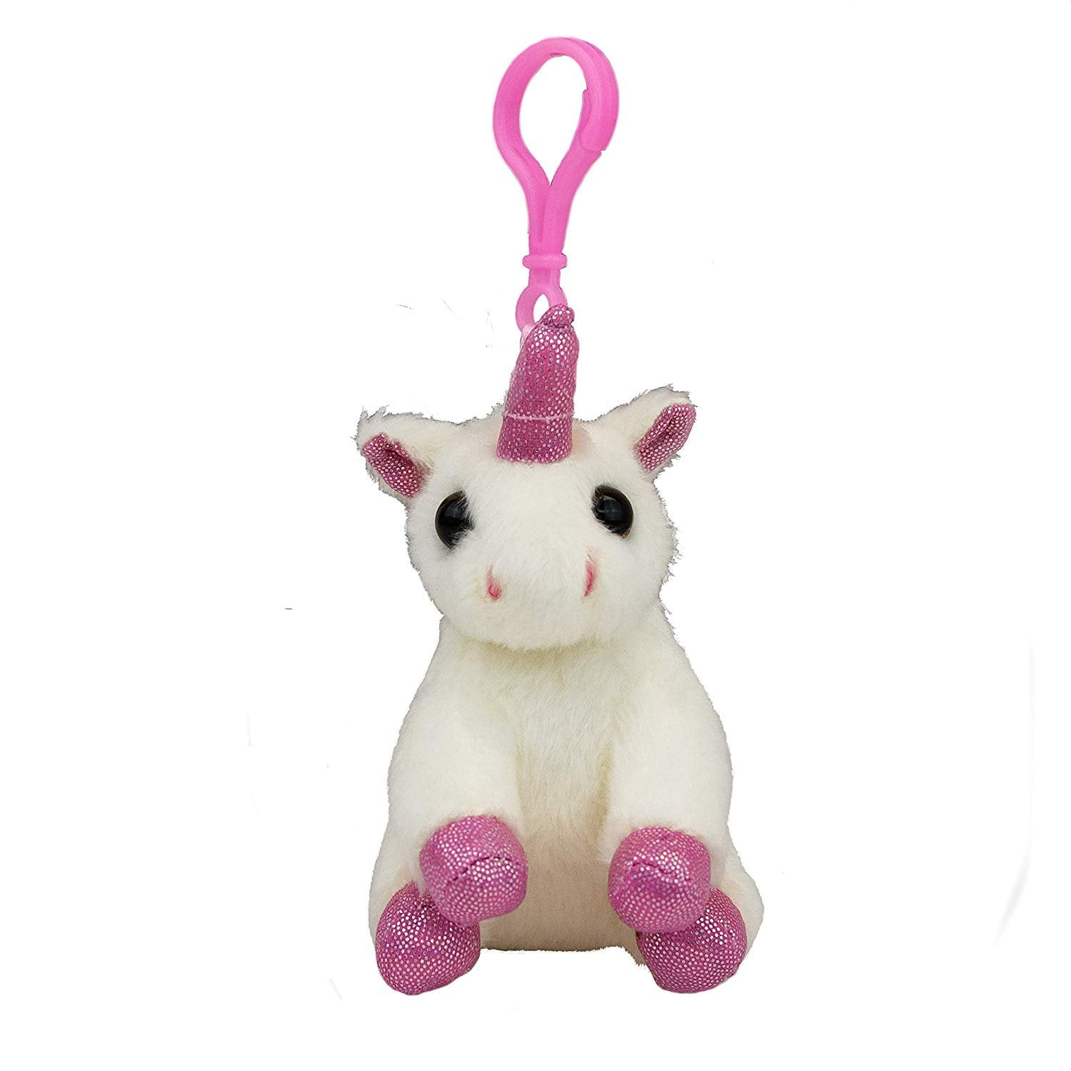 BKIDS Unicorn Stuffed Animal Plush Keychain