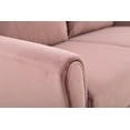 thumbnail image 5 of Uspridefurniture Kavalier Velvet Loveseat, Pink, 5 of 5