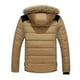 thumbnail image 2 of Men's Winter Jacket Thicken Warm Puffer Coat With Fur Hood, 2 of 5