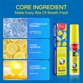 thumbnail image 4 of Spray bucal de limón para eliminar el mal aliento, limpieza bucal, spray bucal fresco portátil de 20 ml, cuidado bucal, 4 of 5