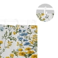 thumbnail image 5 of Yayeee Shower Curtain with Hooks 72"x72" Waterproof Fabric Bathroom Hanging Decor, Yellow Floral, 5 of 5