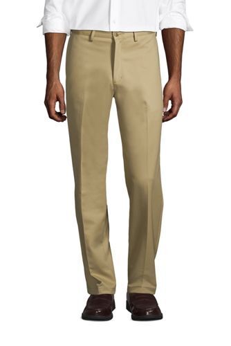 Comfort Waist Chino Pants Khaki 37X30 
