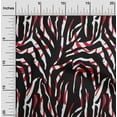 thumbnail image 1 of oneOone Tissu Cambric Coton Rouge Vif Peaux Matériel de Robe Animal Tissu Imprimé Tissu au Mètre 56 Pouces de Large, 1 of 1