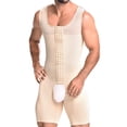thumbnail image 1 of NonEcho Men Shapewear Tummy Control Full Body Shaper Slimming Bodysuit Plus Size, 1 of 4