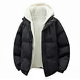 thumbnail image 2 of Women's Hooded Warm Winter Coat Solid Color Zipper Hooded Parkas Double Pockets Long Sleeves Casual Outwear, 2 of 4
