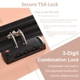 thumbnail image 5 of LEIYEHOOM Hardside Luggage Sets 2 Piece Suitcase Set Expandable with TSA Lock  Wheels for Men Women, 5 of 11