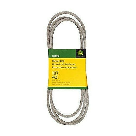 John Deere 42 Inch Belt. Original Equipment Flat Belt Made Of Sturdy Materials To Stretching And Rolling