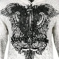thumbnail image 6 of Xtreme Couture by Affliction Men's Zip Up Hoodie Cast Iron, 6 of 12