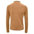 thumbnail image 5 of ASFGIMUJ Women Casual Solid Color Bottoming Shirt Slim High Collar Knitted Long Sleeved Top, 5 of 5