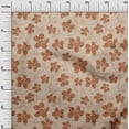thumbnail image 2 of oneOone Silk Tabby Fabric Leaves & Floral Artistic Print Fabric BTY 42 Inch Wide, 2 of 4