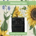 thumbnail image 4 of Outdoor TV Cover 60 to 65 Inches, Sunflower Butterfly Bee Flower Farm Beige Background Waterproof and Weatherproof TV Cover with Remote Control Pocket, Flat Screen TV Cover Protector for Outside TV, 4 of 6
