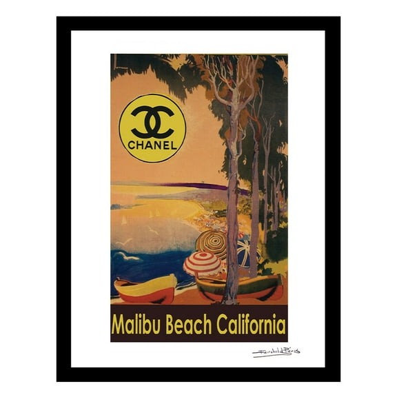 Idyllic Vintage Summer Scene Framed Print